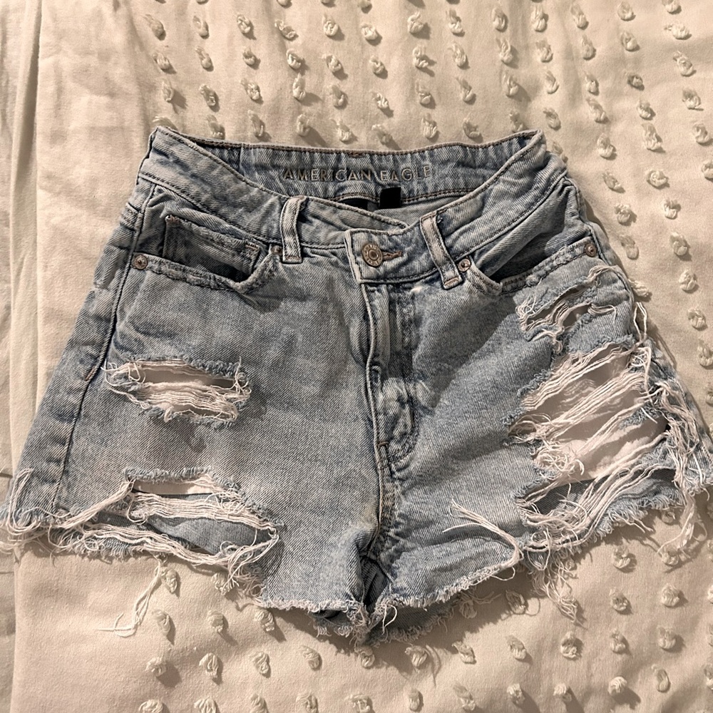 American eagle jean shorts size 00